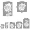 Protea painting stencil - 38x42 cm