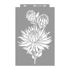 Protea painting stencil - 38x60 cm