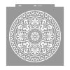 Rozetta 11 stencil - Festő - 59x63 cm extra 2