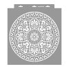 Rosette 11 painting stencil - 38x42 cm