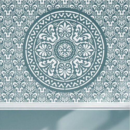 Rosette 11 painting stencil - 38x42 cm