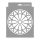 Rose window 02 3D stencil - 18x23 cm