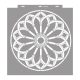 Rose window 02 painting stencil - 59x63 cm
