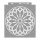 Rose window 02 painting stencil - 38x42 cm