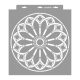 Rose window 02 painting stencil - 38x42 cm