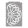 Rose window 02 3D stencil - 59x89 cm