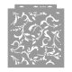 Scroll painting stencil - 38x42 cm