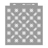 Star 02 stencil - 3D - 38x42 cm nagy