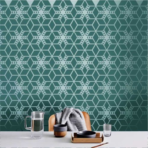 Star stencil - 3D - 38x42 cm nagy