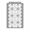 Star stencil - 3D - 38x60 cm maxi 1