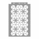 Star stencil - 3D - 38x60 cm maxi 1