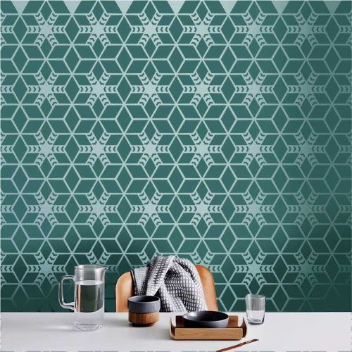 Star stencil - 3D - 38x60 cm maxi 1