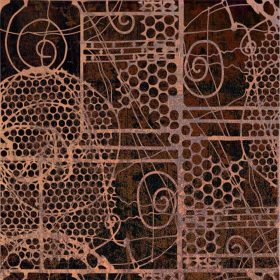 Steampunk 01 stencil - Festő - 31x35 cm közepes