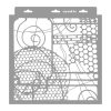 Steampunk 01 painting stencil - 31x35 cm