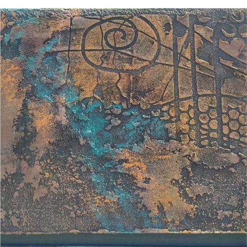 Steampunk 01 stencil - 3D - 38x60 cm maxi