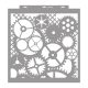 Steampunk 02 stencil - Festő - 59x63 cm extra