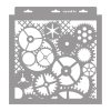 Steampunk 02 stencil - Festő - 31x35 cm közepes 3