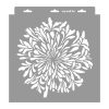 Agapanthus painting stencil - 28x29 cm