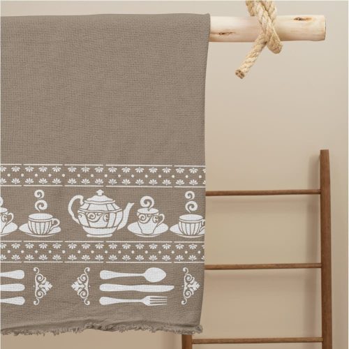 Teaidő stencil - Festő - 18x35 cm kicsi