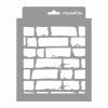 Bontott tégla stencil - Festő - 18x23 cm mini