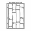 Bontott tégla stencil - Festő - 38x60 cm maxi