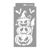 Jack-o-Lanterns painting stencil - 18x35 cm