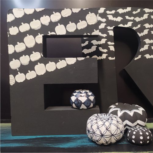 Tökök stencil - Festő - 18x23 cm mini