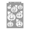 Jack-o-Lanterns painting stencil - 38x60 cm