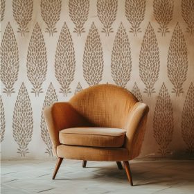 Toszkána stencil - Festő - 18x23 cm mini