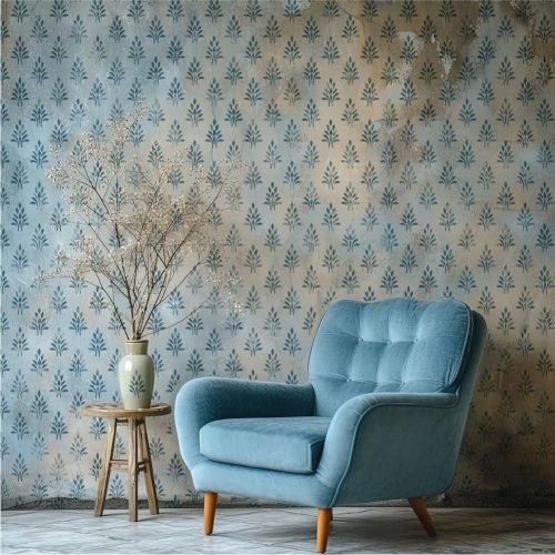 Toszkána stencil - Festő - 18x23 cm mini