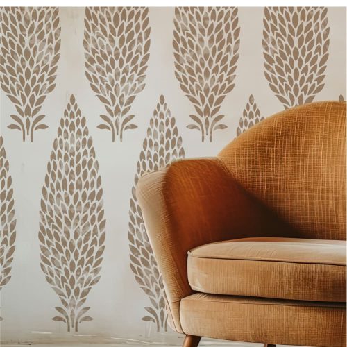 Toszkána stencil - Festő - 59x89 cm ultra