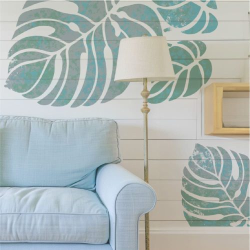 Tropical stencil - Festő - 38x42 cm nagy