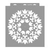 Tulipán stencil - Festő - 38x42 cm nagy