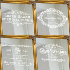 Vintage 02 stencil - Festő - 38x60 cm maxi 1