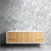 Zebra pattern 3D stencil - 18x23 cm