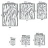 Zebra pattern painting stencil - 38x42 cm