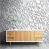 Zebra pattern 3D stencil - 59x89 cm